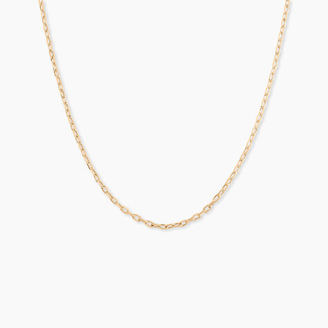 Cha&icirc;ne Vince Plaqu&eacute; Or Jaune - Colliers fantaisie Femme | Marc Orian