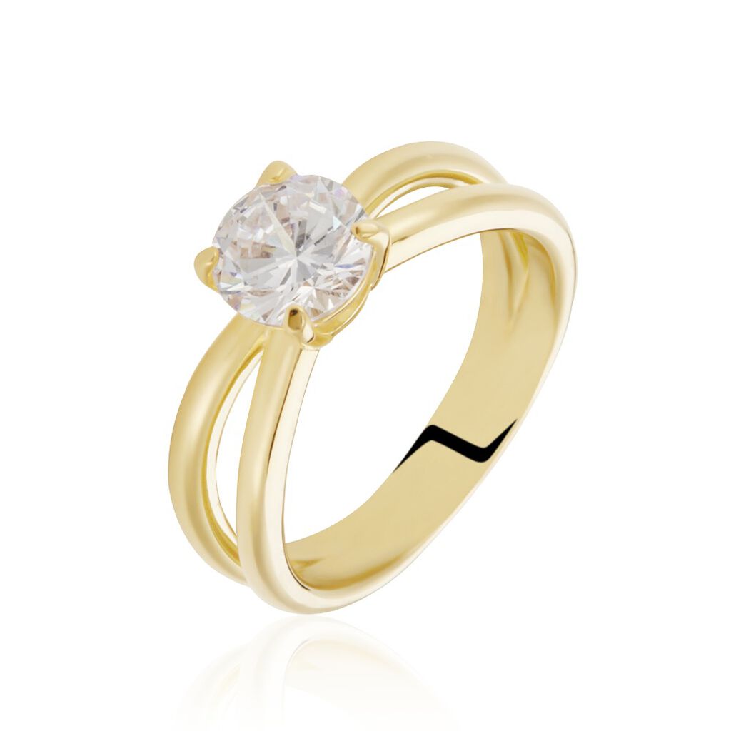 Bague Gen Plaqu&eacute; Or Oxyde De Zirconium - Bijoux fantaisie Femme | Marc Orian