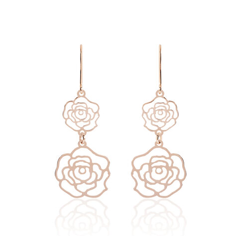 Boucles D'oreilles Pendantes Margotte Argent Rose - Boucles d'oreilles Pendantes Femme | Marc Orian