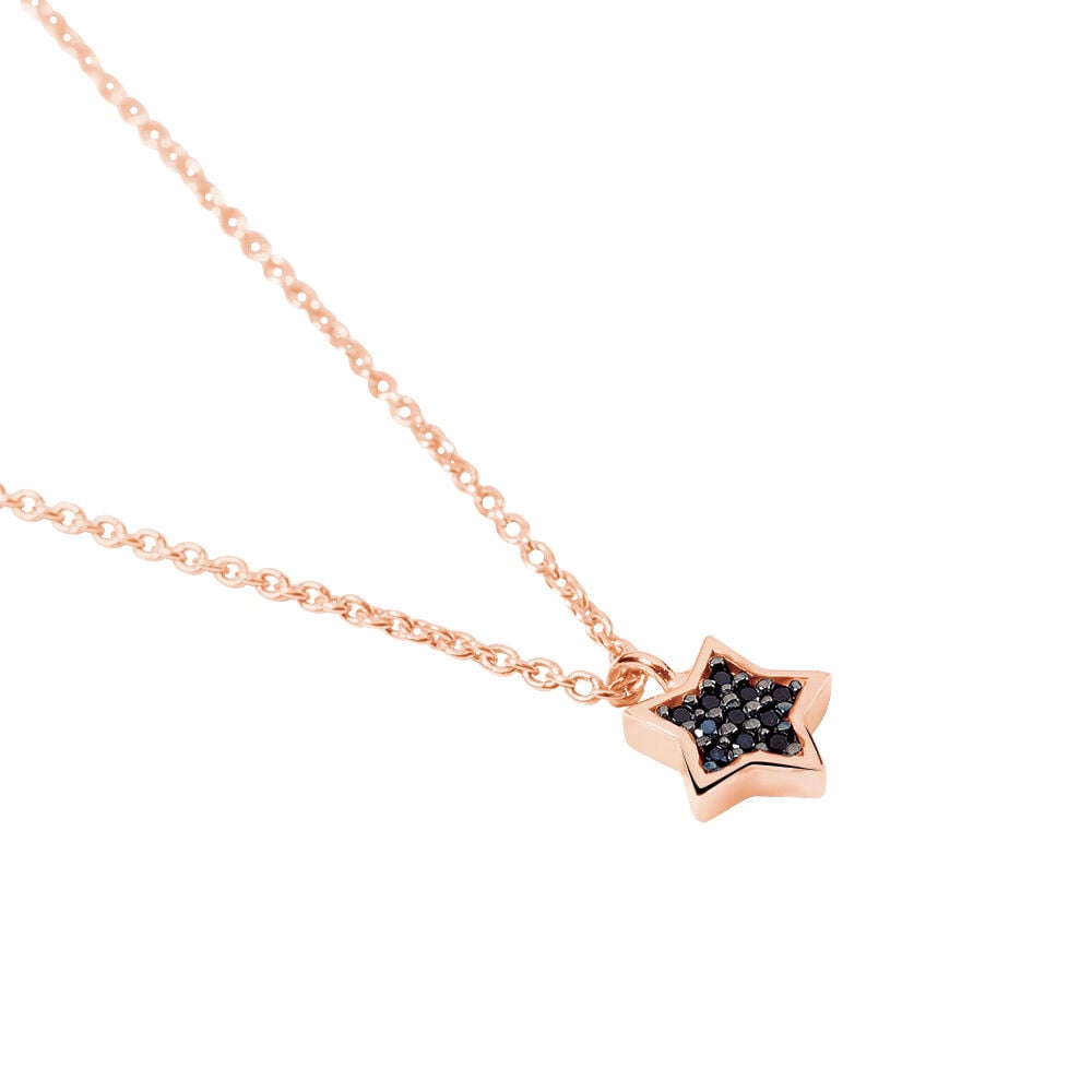 Collier Kathalyne Argent Rose Oxyde De Zirconium - Colliers avec pierres Femme | Marc Orian