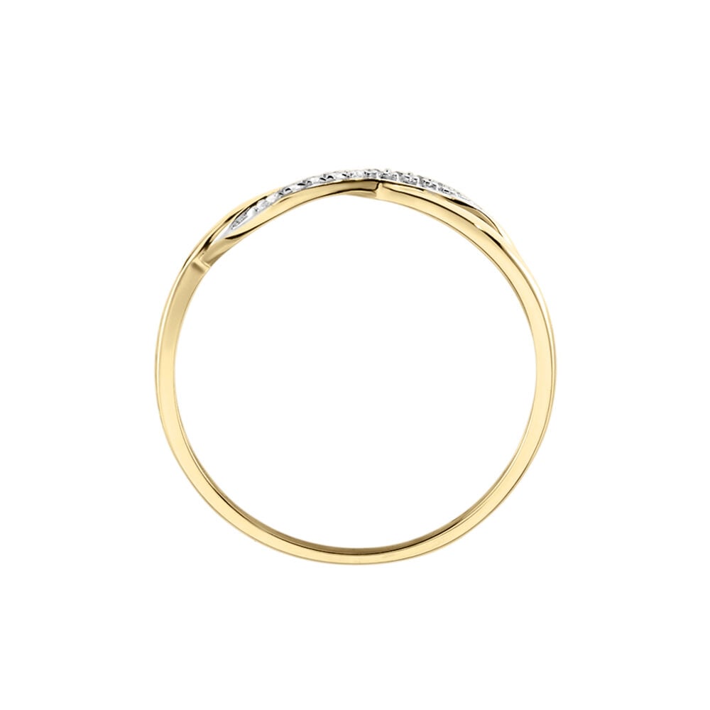 Bague Smina Or Jaune Diamant - Parures de mariage Femme | Marc Orian