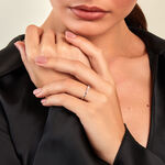 Bague Sigourney Argent Blanc Diamant Synth&eacute;tique - Bagues avec pierre Femme | Marc Orian