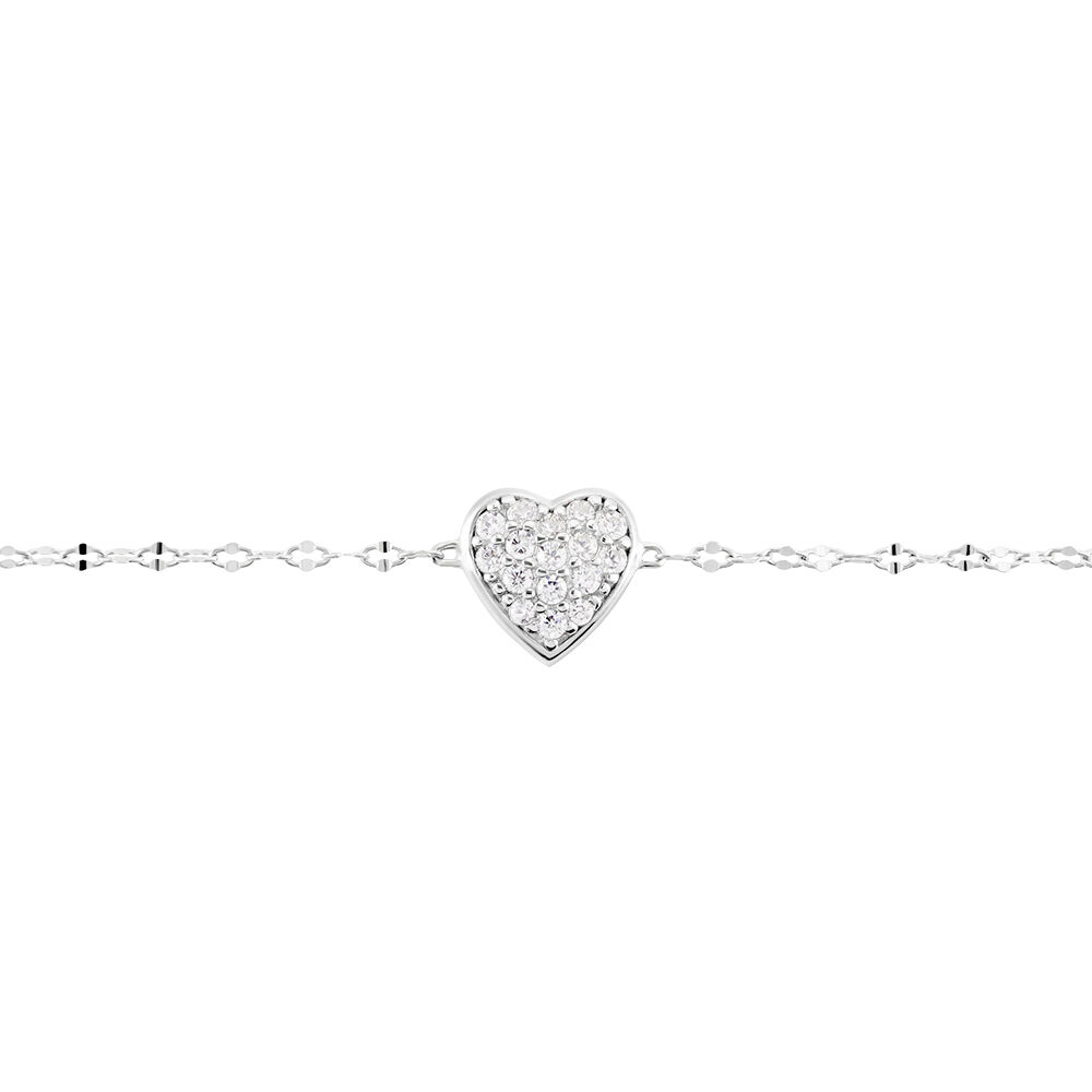 Bracelet Idan Argent Blanc Oxyde De Zirconium - Bracelets chaînes Femme | Marc Orian