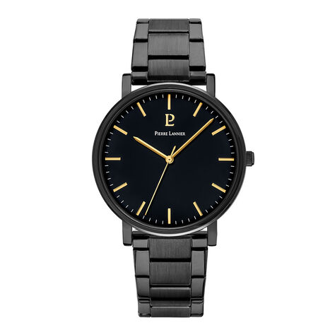 Montre Pierre Lannier Essential Noir - Montres &eacute;tanches Homme | Marc Orian