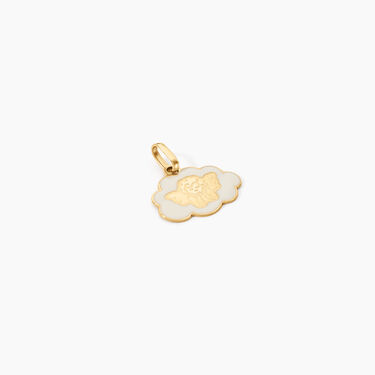 Pendentif Ange Nuage Or Jaune