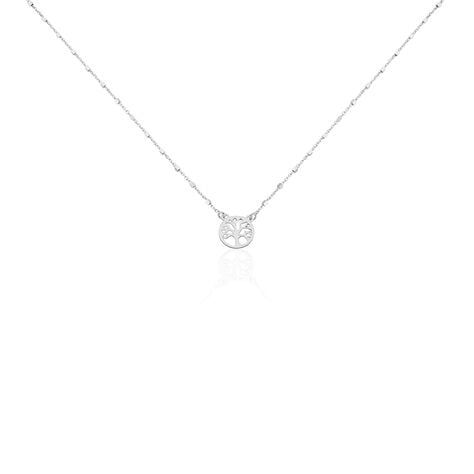 Boucles D'oreilles Puces Zelee Argent Blanc - Colliers fantaisie Femme | Marc Orian