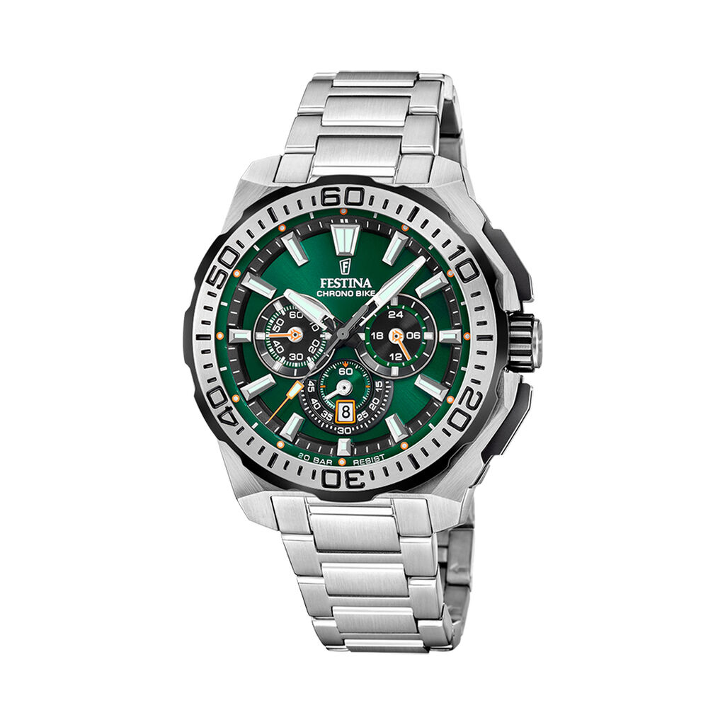Montre Festina Chrono Bike 2 Vert - Montres étanches Homme | Marc Orian