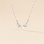 Collier Giambattista Argent Blanc Perle De Culture Oxyde De Zirconium - Colliers avec pierres Femme | Marc Orian