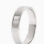 Alliance Patricio Palladium Blanc Ruban - Alliances duo Unisex | Marc Orian