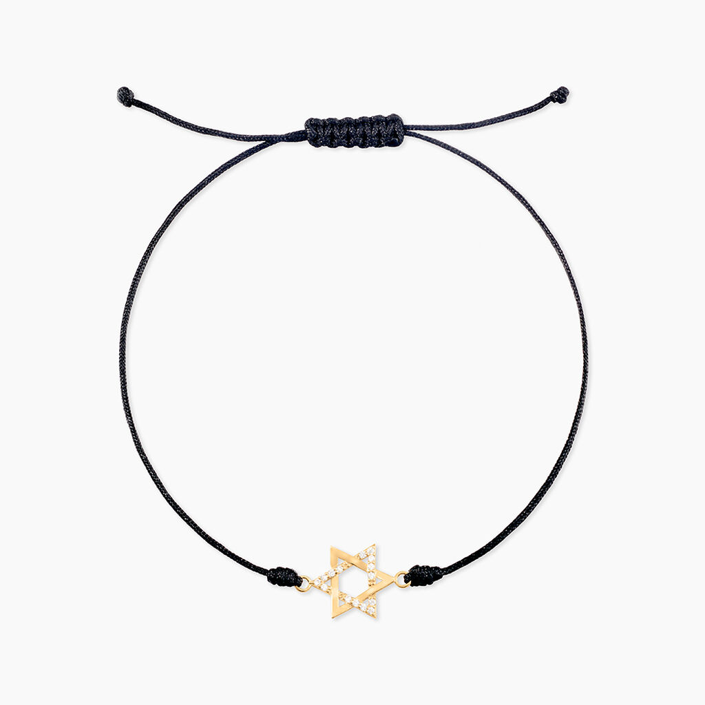 Bracelet Faye Or Jaune Oxyde De Zirconium - Bracelets cordons Unisex | Marc Orian