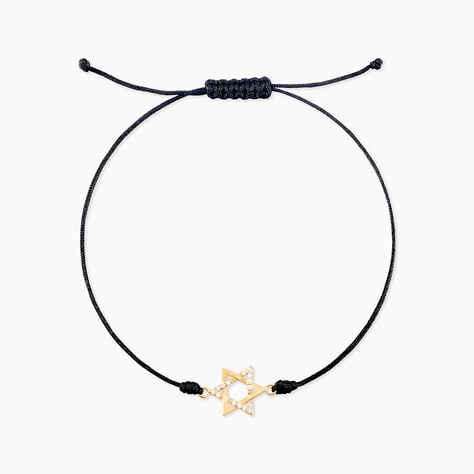 Bracelet Faye Or Jaune Oxyde De Zirconium - Bracelets cordons Unisex | Marc Orian