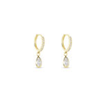 Cr&eacute;oles Or Jaune Arielle Oxyde De Zirconium - Cr&eacute;oles Femme | Marc Orian