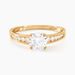 Bague Solitaire Or Jaune Oxyde De Zirconium - Solitaires Femme | Marc Orian