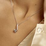 Collier Armance Argent Blanc Perle D'imitation Oxyde - Colliers avec pierres Femme | Marc Orian