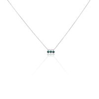 Collier Kasey Argent Blanc Oxyde De Zirconium