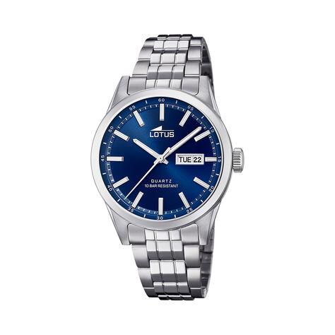 Montre Lotus Classique 42 Bleu - Montres &eacute;tanches Homme | Marc Orian