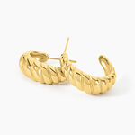 Cr&eacute;oles Marjo Acier Jaune - Cr&eacute;oles Femme | Marc Orian