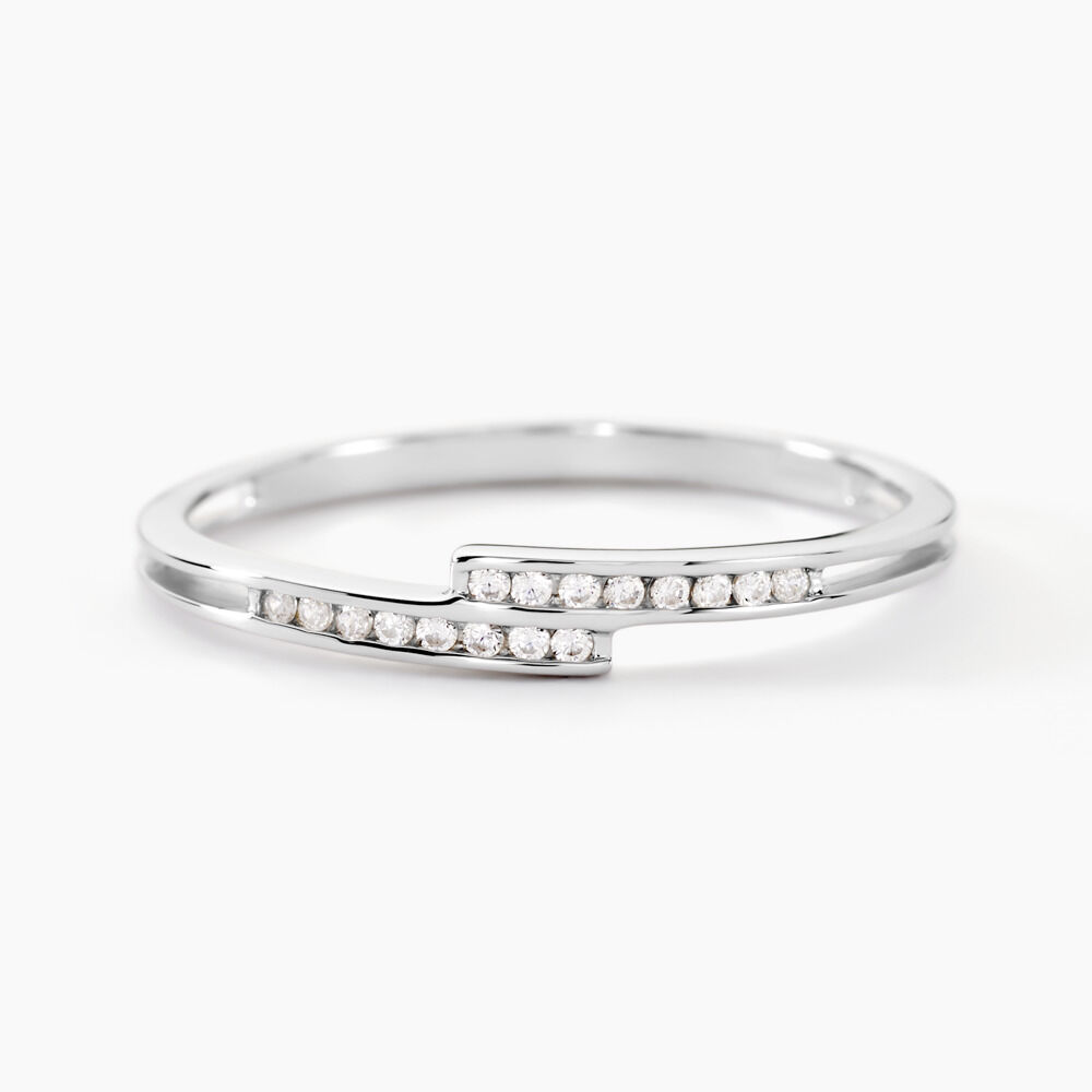 Bague Iryna Argent Blanc Oxyde De Zirconium -  Femme | Marc Orian
