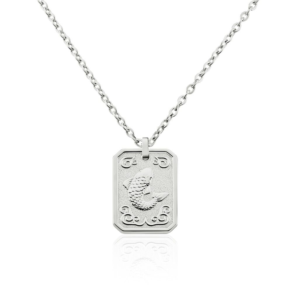 Collier Phebus Him Acier - Colliers fantaisie Homme | Marc Orian