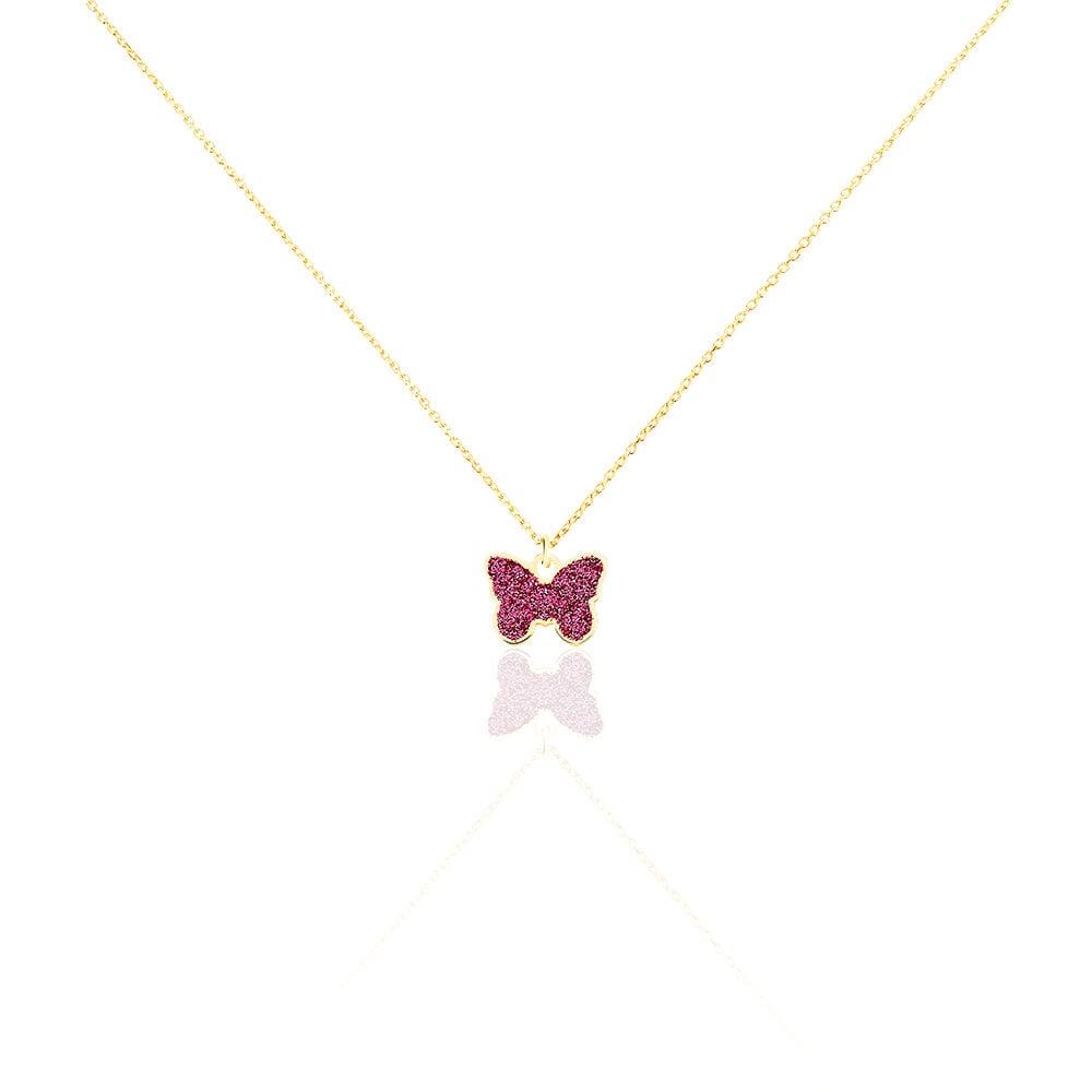 Collier Solena Papillon Or Jaune - Colliers ete Enfant | Marc Orian