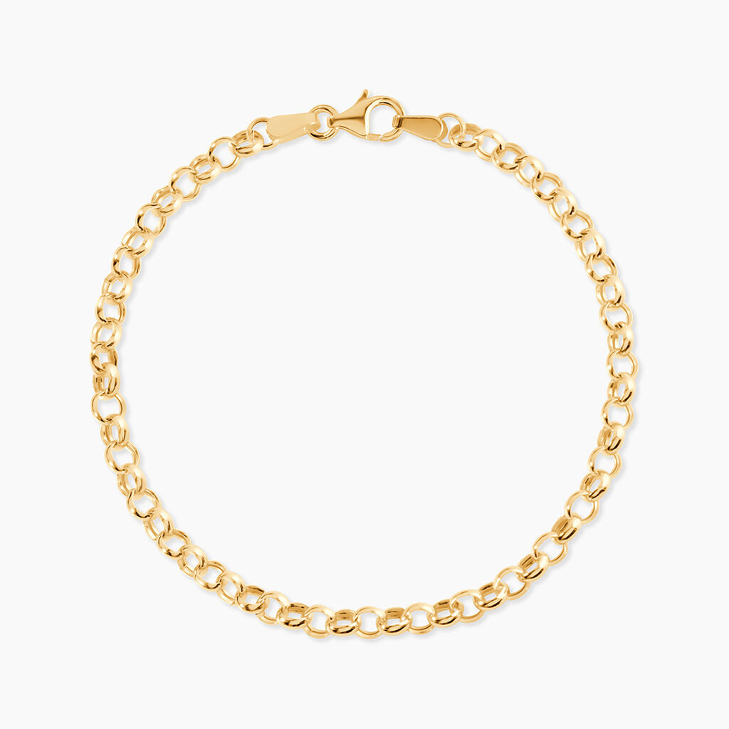 Bracelet Elviaae Maille Jaseron Or Jaune - Bracelets mailles Femme | Marc Orian