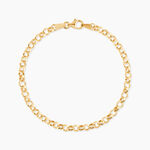 Bracelet Elviaae Maille Jaseron Or Jaune - Bracelets mailles Femme | Marc Orian