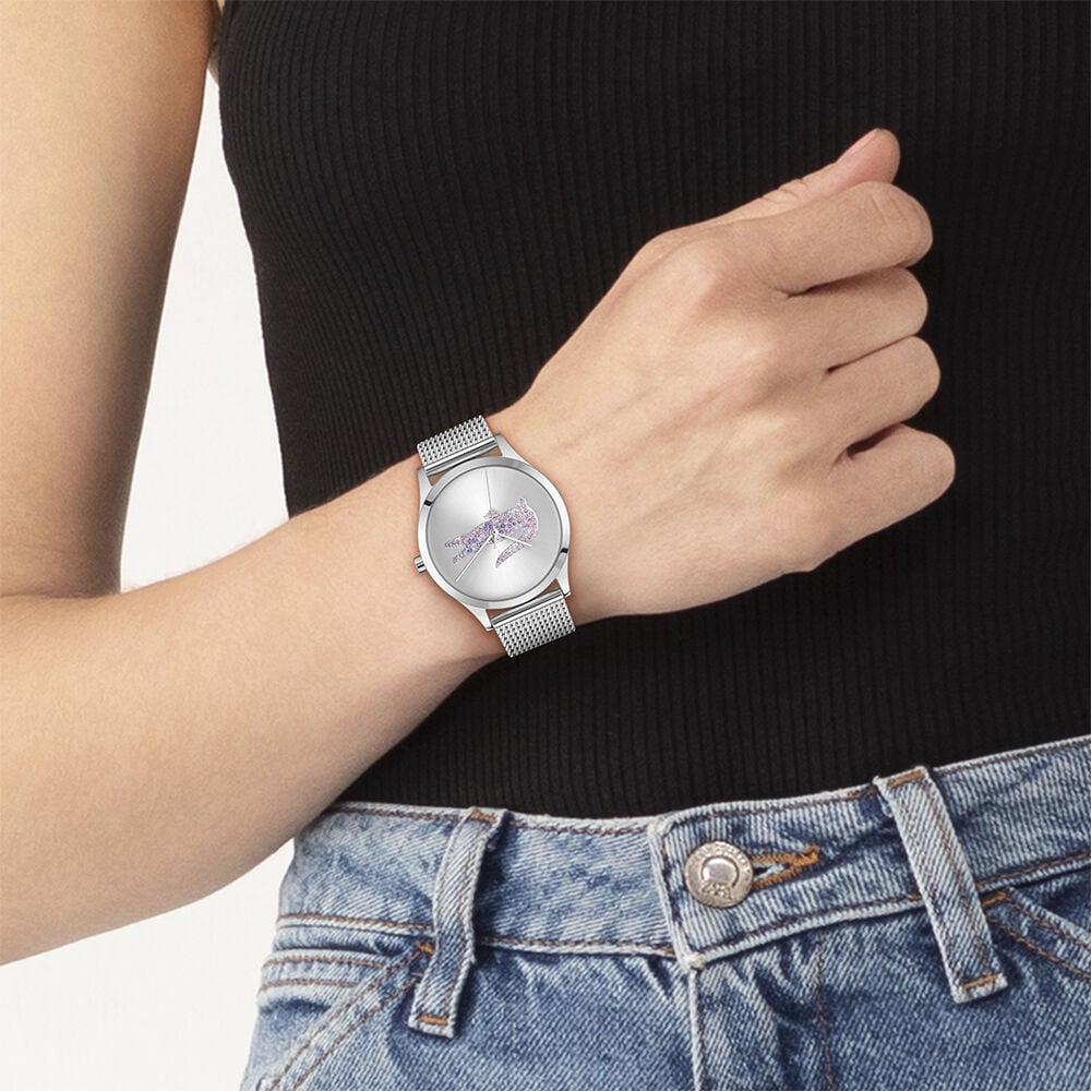 Montre Lacoste Crocodelle Argenté - Nouveautés Femme | Marc Orian