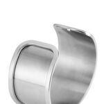 Bracelet Jonc Melvyna Acier Blanc Pierre De Synthese - Bracelets joncs Femme | Marc Orian