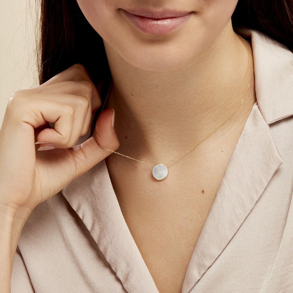 Collier Florica  Or Jaune - Colliers avec pierres Femme | Marc Orian