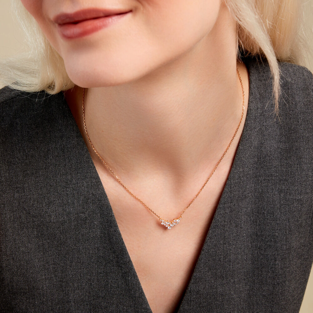 Collier Doline Plaqué Or Doré Oxyde De Zirconium - Colliers avec pierres Femme | Marc Orian