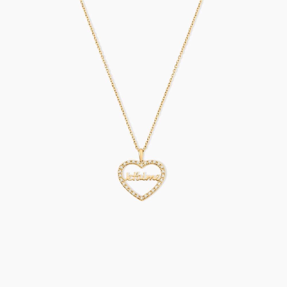 Pendentif Or Jaune Derry Oxyde De Zirconium - Pendentifs Femme | Marc Orian