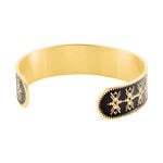 Bracelet Jonc Imagine Gwladys Acier Jaune - Bracelets joncs Femme | Marc Orian