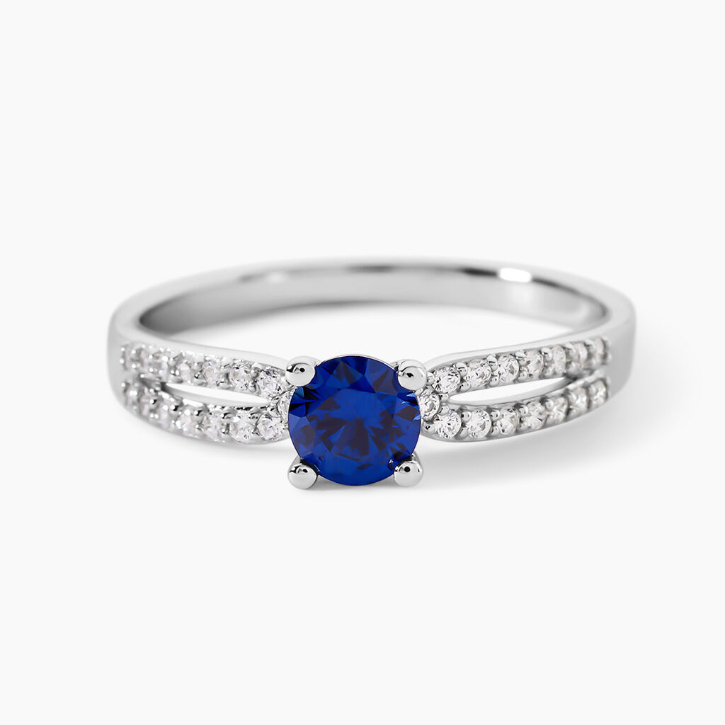 Bague Solitea Argent Blanc Oxyde De Zirconium - Bijoux fantaisie Femme | Marc Orian