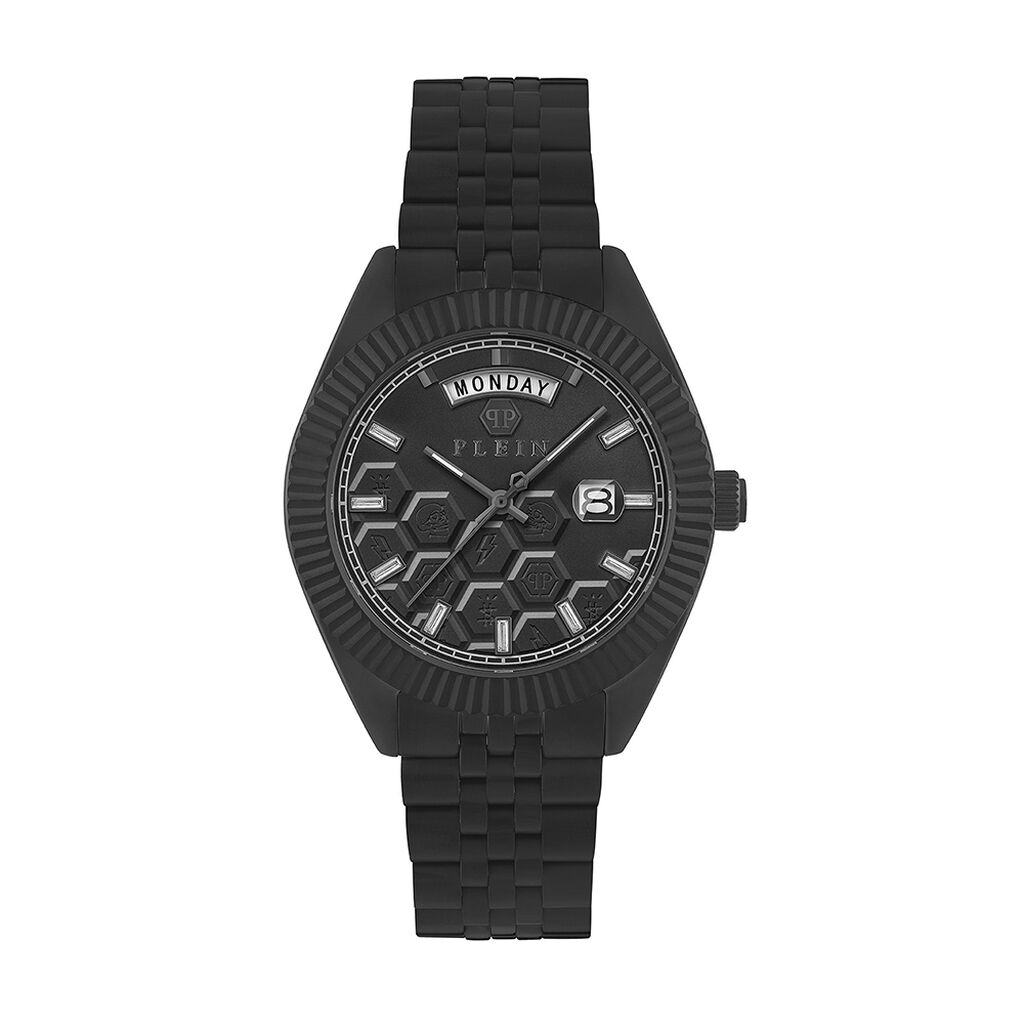 Montre Philipp Plein Date Superlative Gent Noir - Montres &eacute;tanches Homme | Marc Orian
