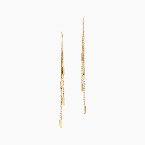 Boucles D'oreilles Pendantes Neos Or Jaune - Pendantes Femme | Marc Orian
