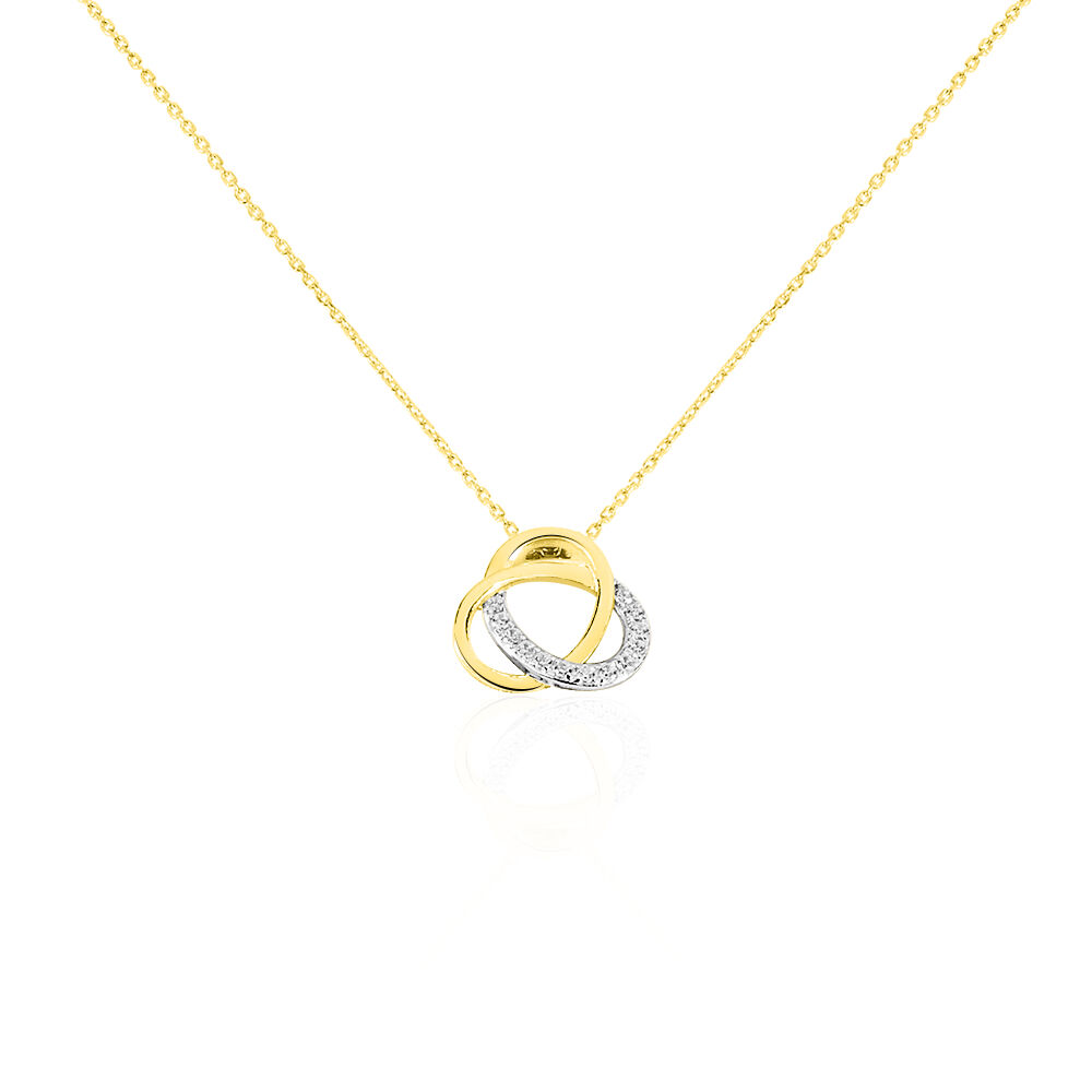 Collier Dorila Or Jaune Oxyde De Zirconium - Colliers avec pierres Femme | Marc Orian