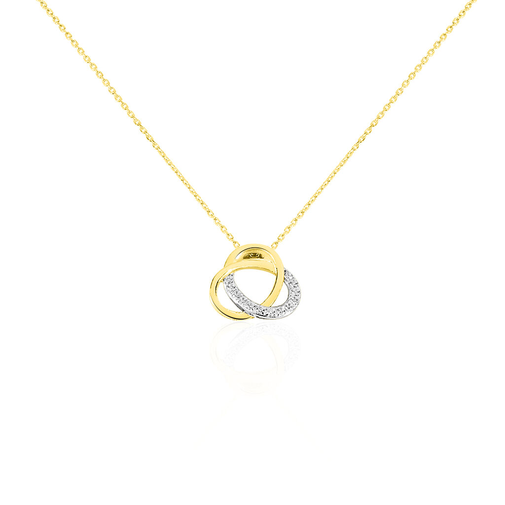 Collier Dorila Or Jaune Oxyde De Zirconium - Colliers avec pierres Femme | Marc Orian