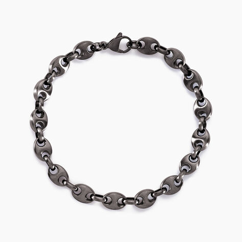 Bracelet Cadia Antique Acier Noir - Bracelets cha&icirc;nes Homme | Marc Orian