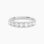 Alliance Hera Or Blanc Diamant - Alliances avec pierres Femme | Marc Orian