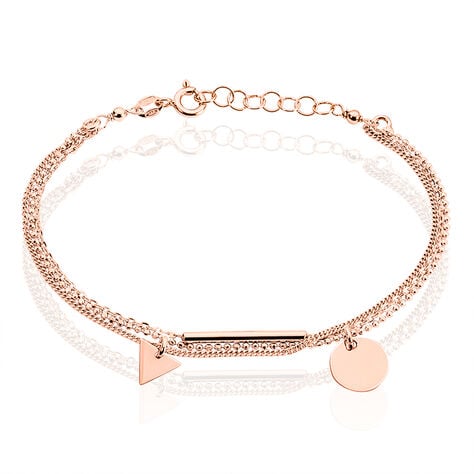 Bracelet Daina Argent Rose - Bracelets Medailles Femme | Marc Orian