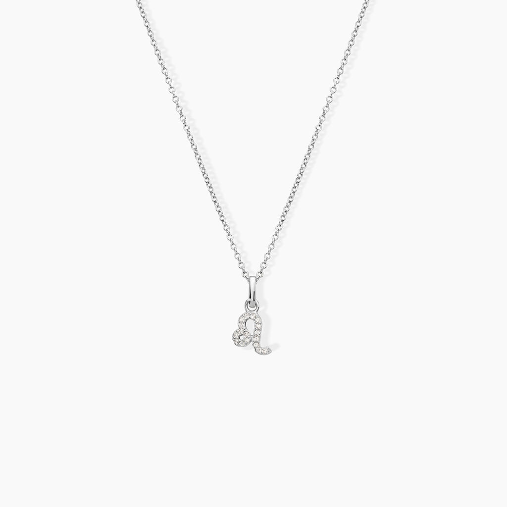 Collier Astra Argent Blanc Oxyde De Zirconium - Colliers avec pierres Femme | Marc Orian