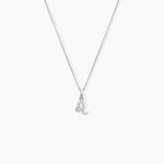 Collier Astra Argent Blanc Oxyde De Zirconium - Colliers avec pierres Femme | Marc Orian