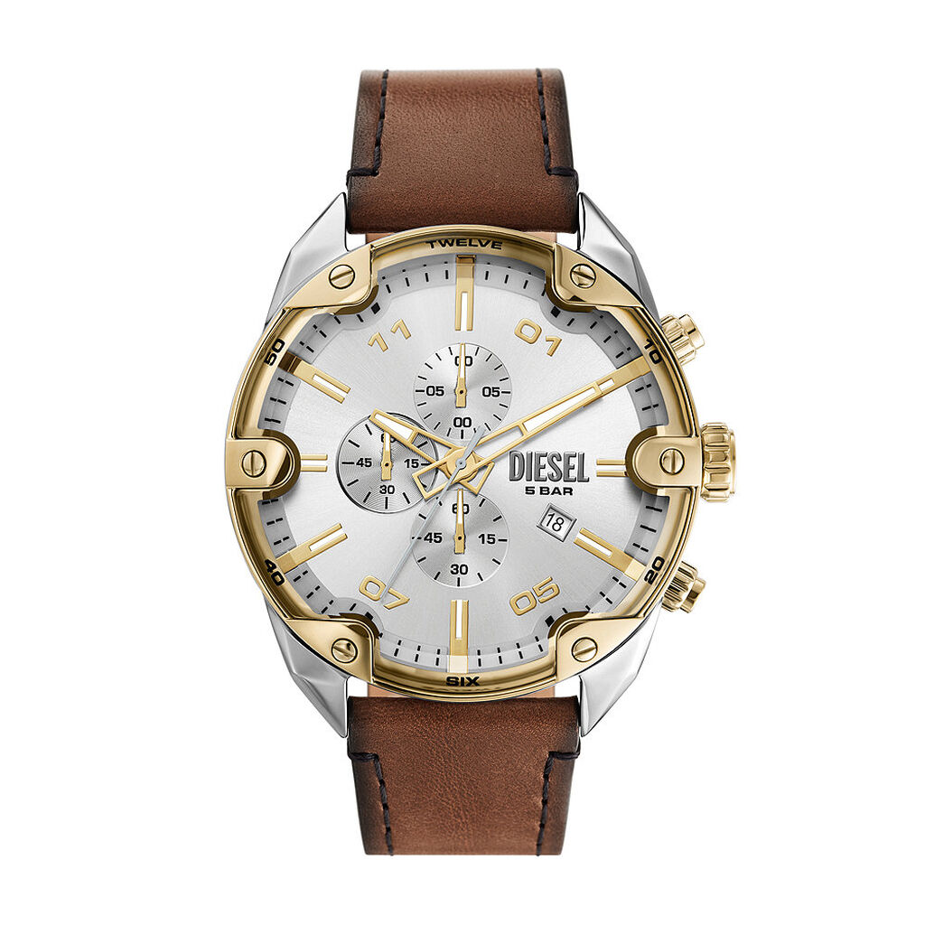 Montre Diesel Spiked Argent&eacute; - Montres &eacute;tanches Homme | Marc Orian