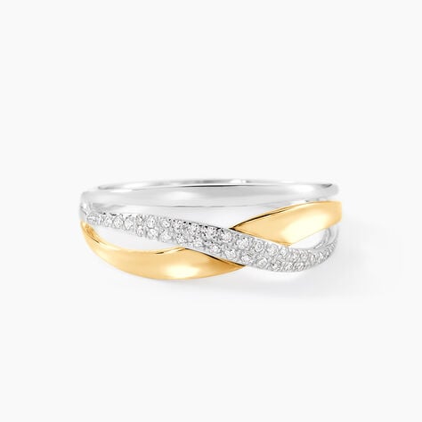 Bague Nene Or Bicolore Diamant - Bagues pierres pr&eacute;cieuses Femme | Marc Orian