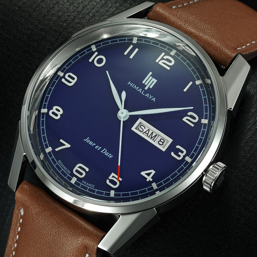Montre Lip Himalaya 40 Bleu - Montres &eacute;tanches Homme | Marc Orian