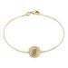 Bracelet Plaqu&eacute; Or Jaune Marcia Aventurine - Bracelets Medailles Femme | Marc Orian