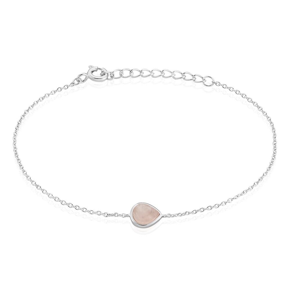 Bracelet Tao Argent Blanc Quartz - Bracelets chaînes Femme | Marc Orian