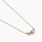 Collier Antigonus Or Jaune Diamant Synth&eacute;tique - Colliers avec pierres Femme | Marc Orian