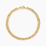 Bracelet Capucin Or Jaune Maille Marine Plate - Bracelets mailles Femme | Marc Orian