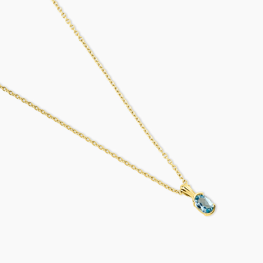 Collier Poem Argent Jaune Topaze - Colliers avec pierres Femme | Marc Orian